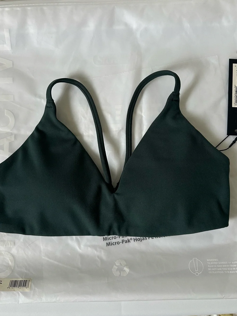 Oner Active EASYLIFT™ ULTRA MINIMAL BRALETTE - New with Tag- Racing green